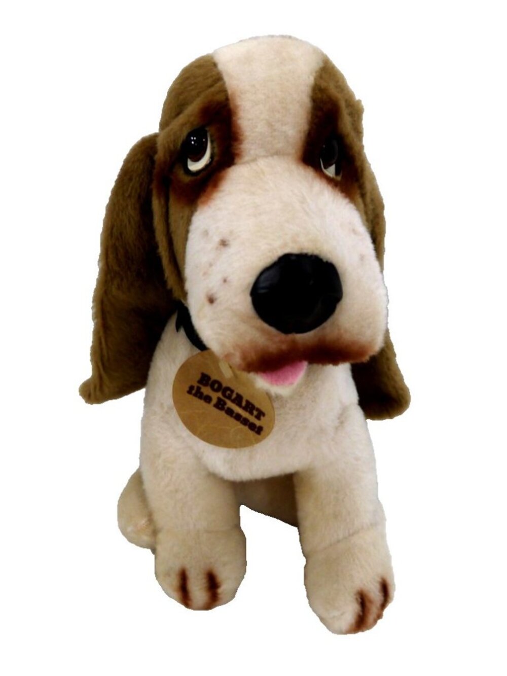 Vintage BOGART The Basset 13" stuffed plush dog ANIMAL FAIR 1976